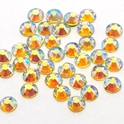 Glas Strasssteine SS16 03 Gold AB irisierend Andere