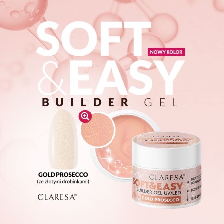 Builder Gel Soft&Easy Dancing Sparkles 45g Claresa