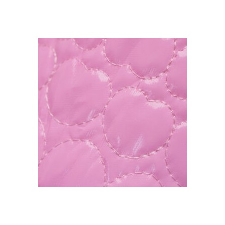 Handauflage Kunstleder Herzmuster rosa skay AbaGroup