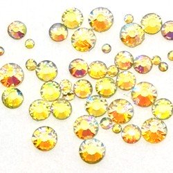 Glas Strasssteine SS Mix 03 Gold AB irisierend Andere