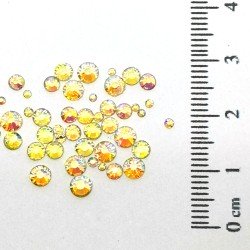 Glas Strasssteine SS Mix 03 Gold AB irisierend Andere