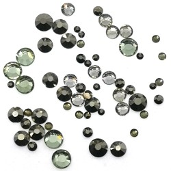 Glas Strasssteine SS Mix 09 Graphit Andere