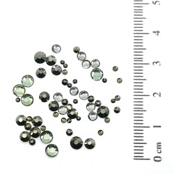 Glas Strasssteine SS Mix 09 Graphit Andere