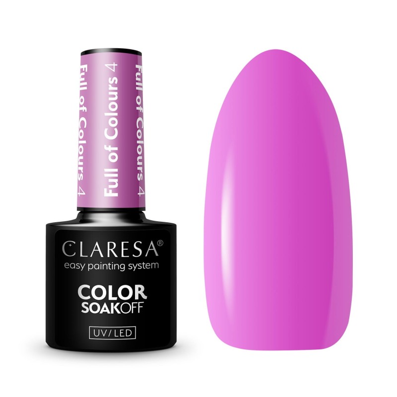4 Full of colours UV Nagellack 5 ml Claresa