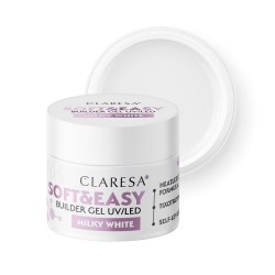 Builder Gel Soft&Easy Milky White 12g Claresa