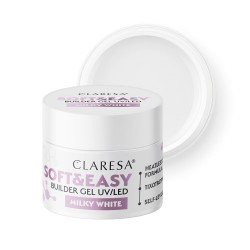 Builder Gel Soft&Easy Milky White 90g Claresa