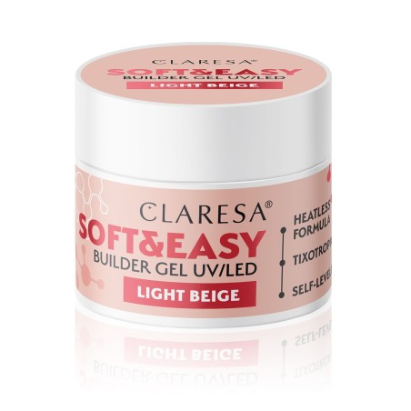 Builder Gel Soft&Easy Light Beige 45g Claresa