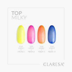 Top Milky No Wipe für UV Nagellacke 5 ml Claresa