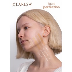 Liquid Perfection Foundation & Concealer 2in1 102 Warm Medium 34g Claresa