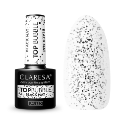 Top Bubble Black Matt No Wipe 5g Claresa