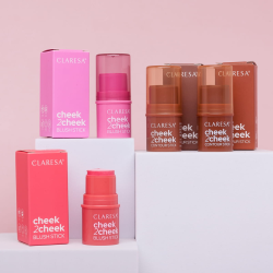 Rouge Blush Stick Cheek2Cheek 02 Neon Coral 6g Claresa
