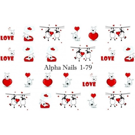 Nagel Sticker Love 1-79