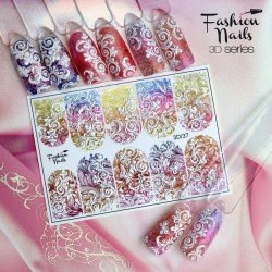 Nagel Sticker Schnoerkel 3D 37 FasionNails