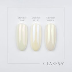 Shimmer Blue Nails Pulver 1g Claresa