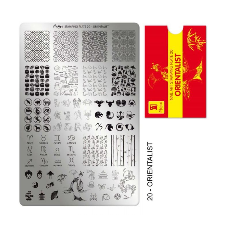 Stempelplatte - Orientalist 020 Moyra