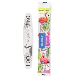 Sicheres Paket Nagelfeile Flamingo Ellipse 100/180 Standard AbaGroup