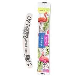 Sicheres Paket Nagelfeile Flamingo Banane 100/180 Standard AbaGroup