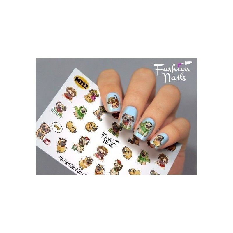 Nagel Sticker Mops M 222 Metallic FasionNails