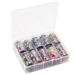 Transferfolien Bunte Schmetterlinge XKZ 33-04 Set 10 Stück
