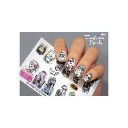 Nagel Sticker Gesichter M 230 Metallic FasionNails