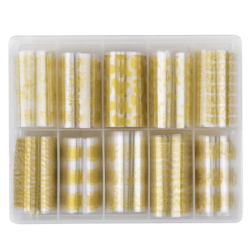 Transferfolien Gold XKZ 33-07 Set 10 Stück