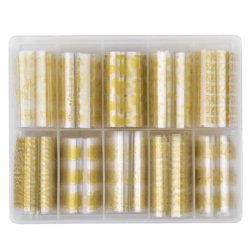 Transferfolien Gold XKZ 33-07 Set 10 Stück