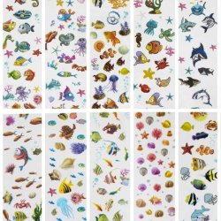 Transferfolien Fische XKZ 29-10 Set 10 Stück