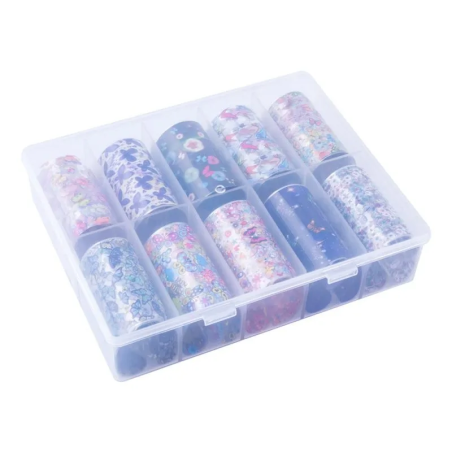 Transferfolien Magic Butterflies XKZ-09-06 Set 10 Stück