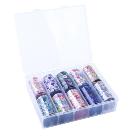 Transferfolien Magic Butterflies XKZ-09-06 Set 10 Stück