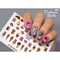 Nagel Sticker Etwas Süsses  M 68 Metallic FasionNails