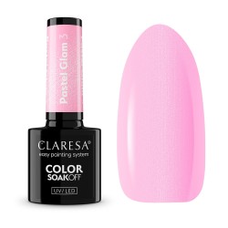 3 Pastel Glam UV Nagellack 5 ml Claresa