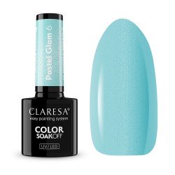 6 Pastel Glam UV Nagellack 5 ml Claresa