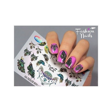 Nagel Sticker Federn G 36 Galaxy