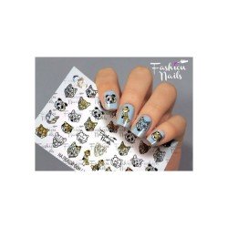 Nagel Sticker Geometrische Tiere G 47 Galaxy FasionNails