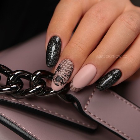 06 Transfer Nagelfolie Black Lace Semilac