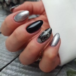 06 Transfer Nagelfolie Semilac Black Lace