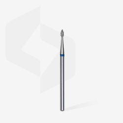 Diamantfräser Tropfen Blau, Durchmesser 1.6 Mm / Arbeitsteil 4 Mm Staleks