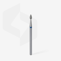 Diamantfräser Tropfen Blau, Durchmesser 2.3 Mm / Arbeitsteil 5 Mm Staleks