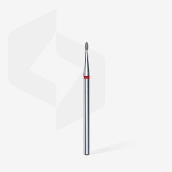 Diamantfräser Runde Knospe Rot, Durchmesser 1.2 Mm / Arbeitsteil 3 Mm Staleks
