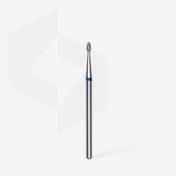 Diamantfräser Runde Knospe Blau, Durchmesser 1.6 Mm / Arbeitsteil 3.4 Mm Staleks
