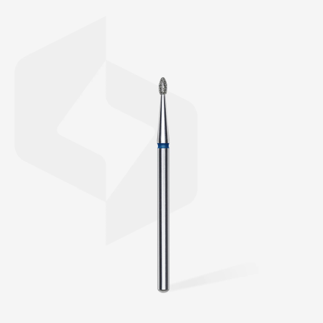Diamantfräser Runde Knospe Blau, Durchmesser 1.6 Mm / Arbeitsteil 3.4 Mm Staleks