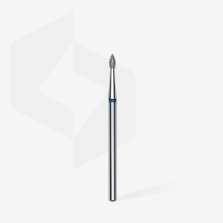 Diamantfräser Spitzknospe Blau, Durchmesser 1.8 Mm / Arbeitsteil 4 Mm Staleks