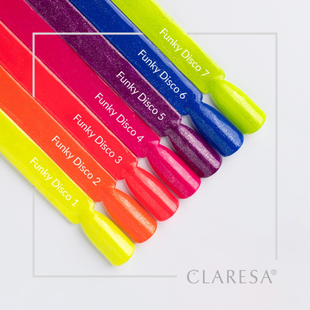 2 Funky Disco  UV Nagellack 5 ml Claresa