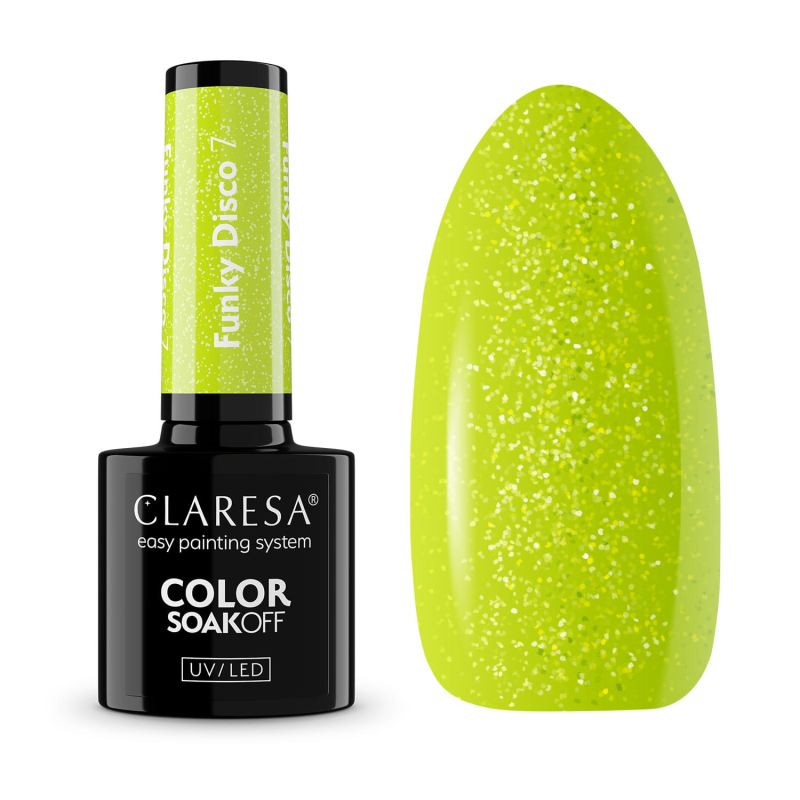 7 Funky Disco  UV Nagellack 5 ml Claresa