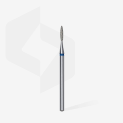 Diamantfräser Flamme Blau, Durchmesser 1.4 Mm / Arbeitsteil 8 Mm Staleks