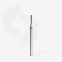 Diamantfräser Runder Zylinder Rot, Durchmesser 1.4 Mm / Arbeitsteil 8 Mm Staleks
