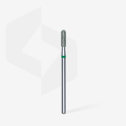 Diamantfräser Runder Zylinder Grün, Durchmesser 2.3 Mm / Arbeitsteil 8 Mm Staleks