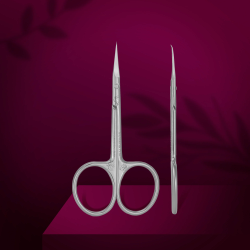 Professionelle Nagelhautschere Mit Haken EXCLUSIVE 23 Typ 2 (Magnolia) Staleks