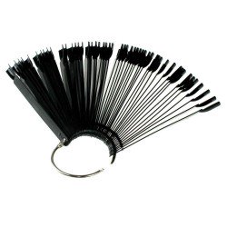 Display Farbmuster :  50 Stück Tips mit Ring , Schwarz Andere