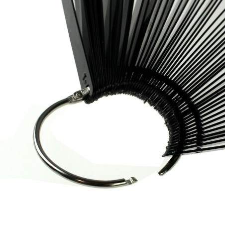Display Farbmuster :  50 Stück Tips mit Ring , Schwarz Andere